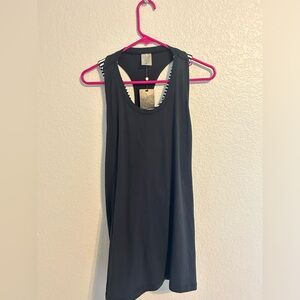 NWT Calia by Carrie Underwood black strap muscle tank yoga top size XL